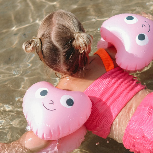 Inflatable Arm Bands - Poppy the Peach Pink - Sunnylife