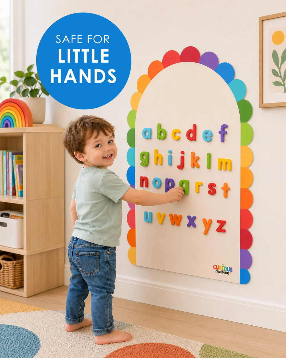 Magnetic Wall Decal - Peel & Play - Curious Columbus
