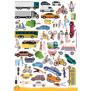 Arts & Crafts Set - Vehicles - Sassi