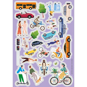 Arts & Crafts Set - Vehicles - Sassi