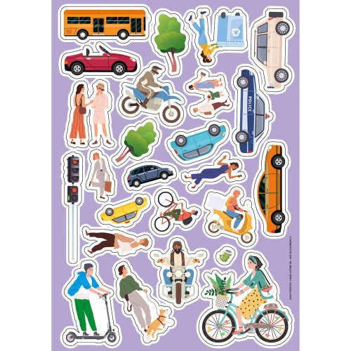 Arts & Crafts Set - Vehicles - Sassi