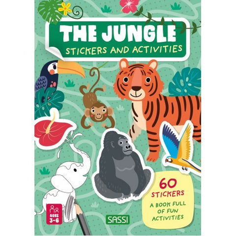 Stickers & Activity Book - The Jungle - Sassi