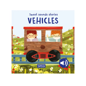 Board Book Sweet Sounds Stories - Vehicles - Sassi