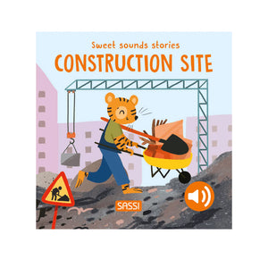 Board Book Sweet Sounds Stories - Construction Site - Sassi