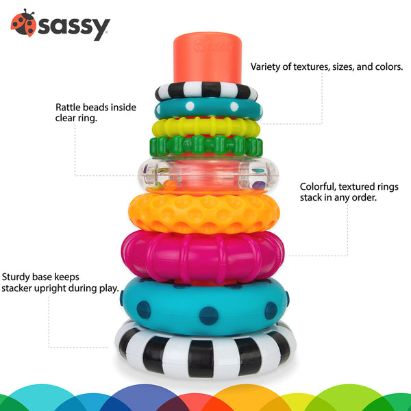 Stacks of Circles - Sassy Baby