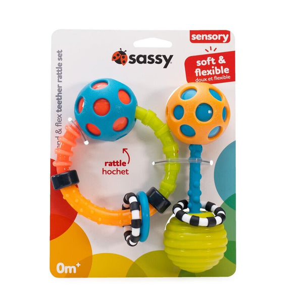 My First Bend & Flex Rattle Set - Sassy Baby