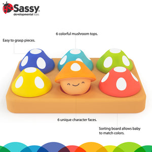 Mischievous Matching Mushrooms - Sassy Baby