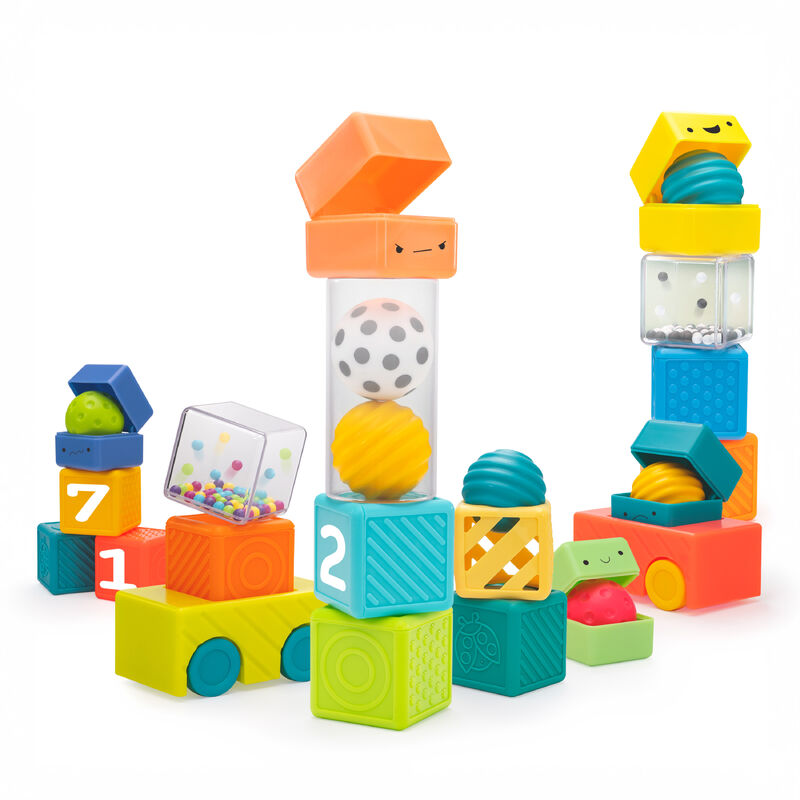 Busy Builder Activity Blocks - Sassy Baby