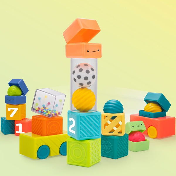 Busy Builder Activity Blocks - Sassy Baby