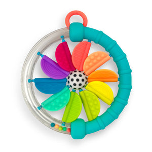 Cascading Colours Ring Rattle - Sassy Baby