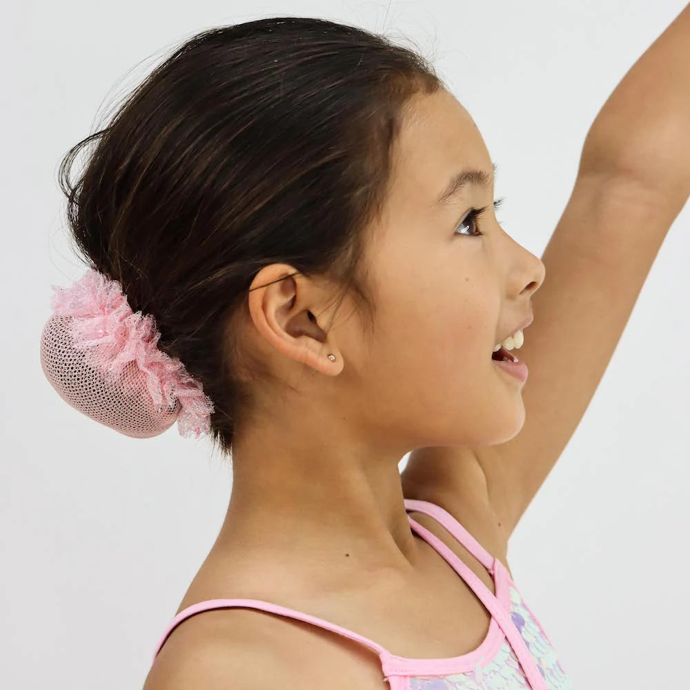 Ballet Hair Bun - Pink Poppy