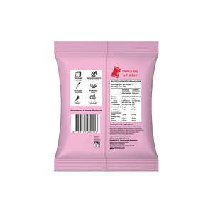 Strawberry & Cream 50g Lollies - Funday Natural Sweets