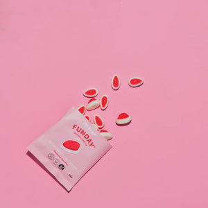Strawberry & Cream 50g Lollies - Funday Natural Sweets
