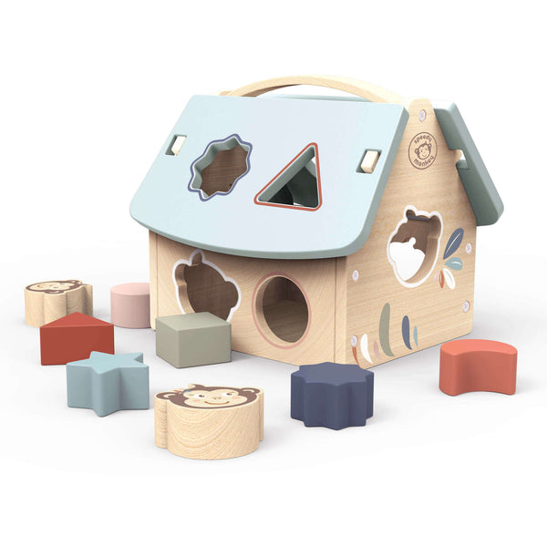 House Shape Sorter with 8 blocks - Speedy Monkey