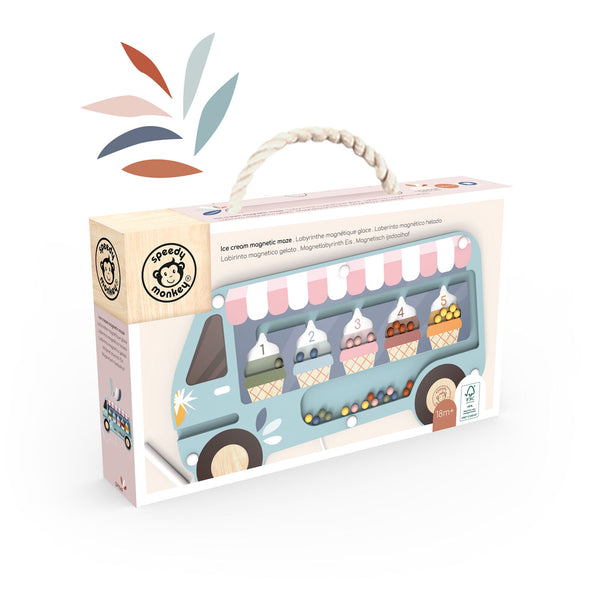 Ice Cream Magnetic Maze - Speedy Monkey