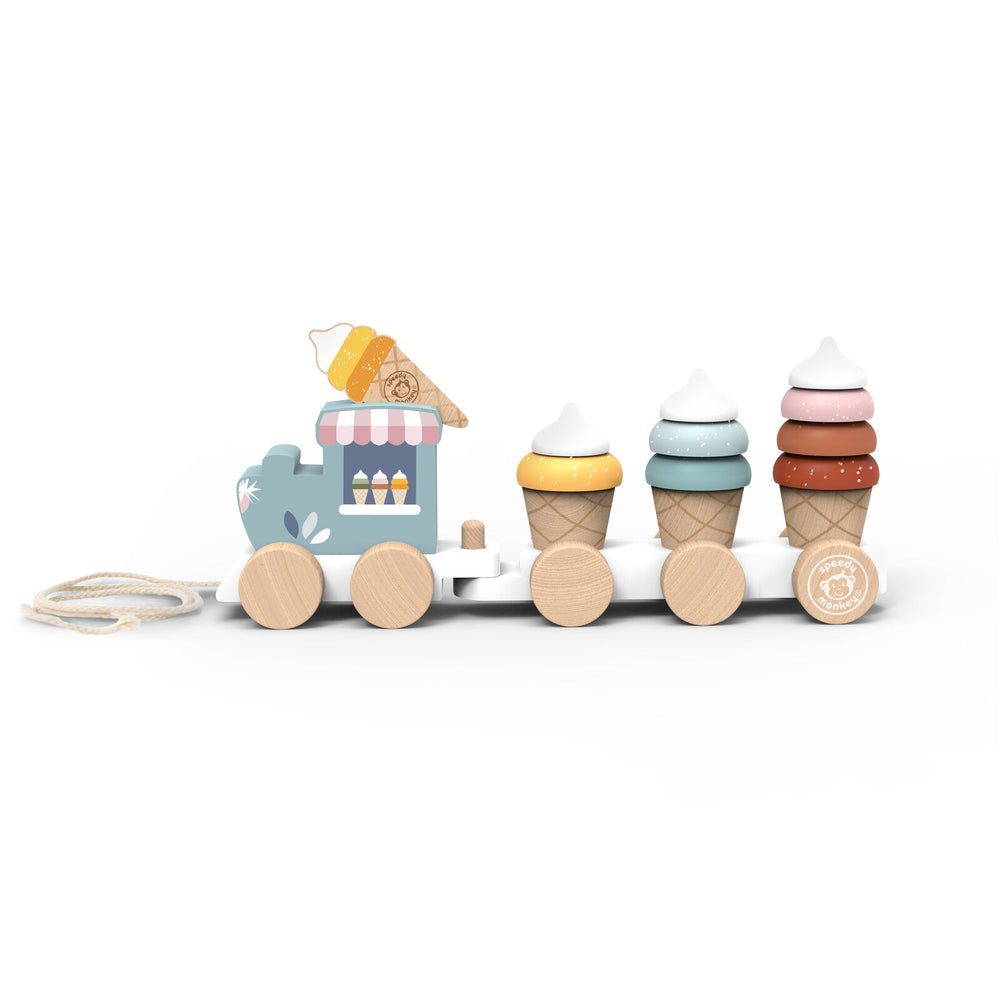 Ice Cream Stacking Train - Speedy Monkey