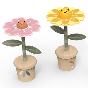 Flower Pushing Puppet - Speedy Monkey
