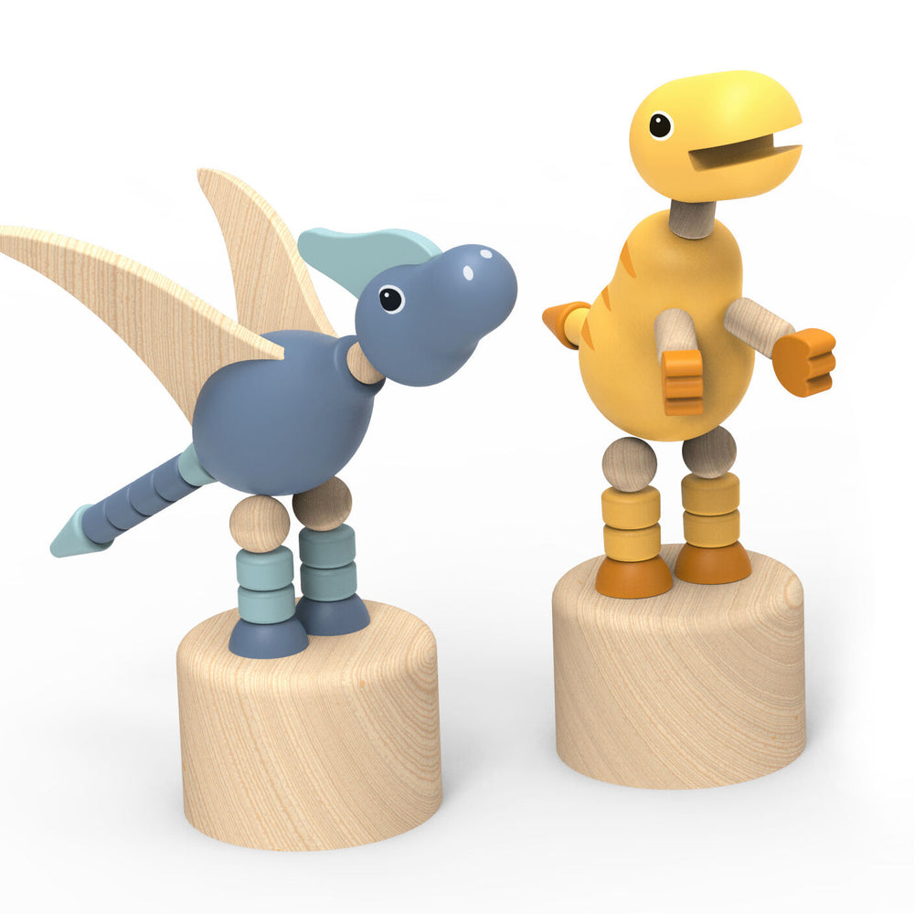 Dinosaur Pushing Puppet - Speedy Monkey