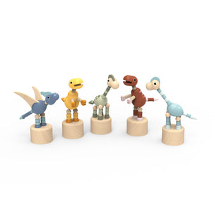 Dinosaur Pushing Puppet - Speedy Monkey