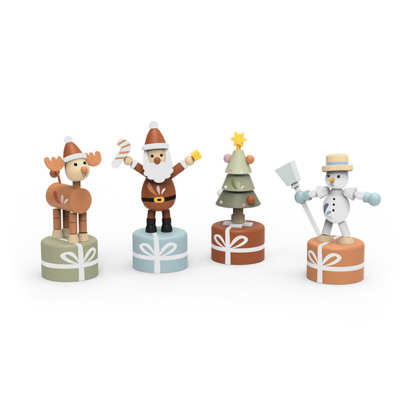 Christmas Pushing Puppet - Speedy Monkey