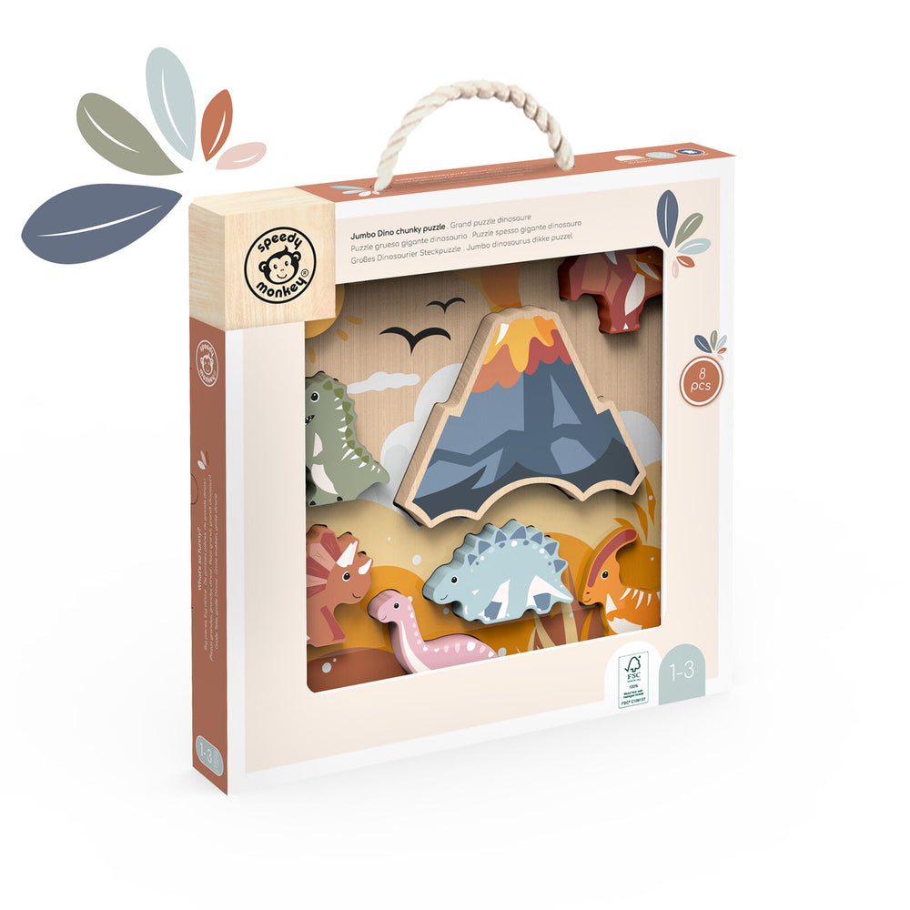 Dinosaur Chunky Puzzle - Speedy Monkey