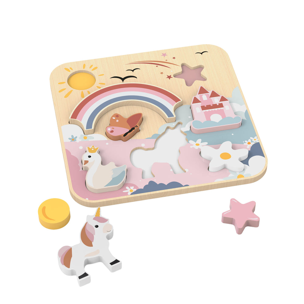 Unicorn Chunky Puzzle - Speedy Monkey