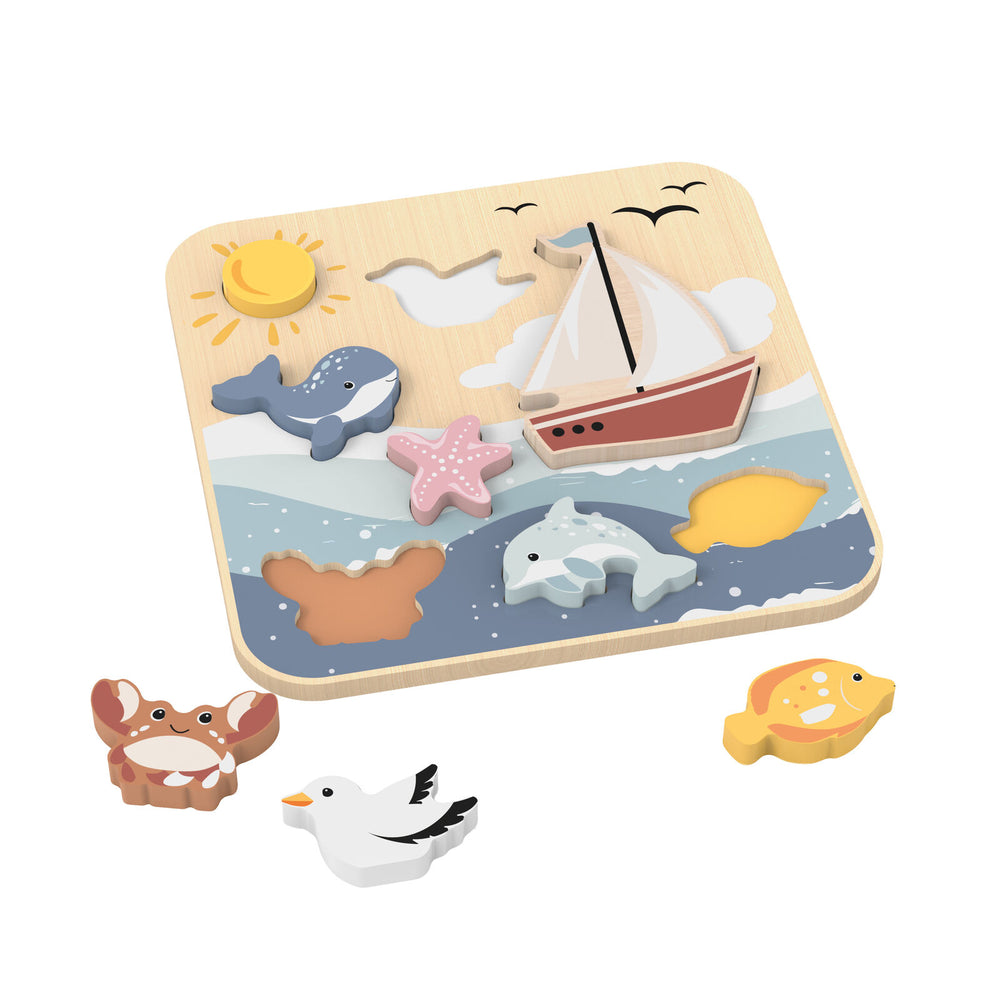 Ocean Chunky Puzzle - Speedy Monkey