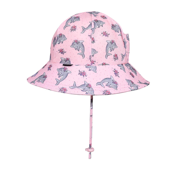 Ponytail Swim Bucket Beach Hat - Dolphin - Bedhead