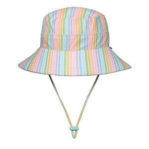 Kids Classic Swim Bucket Beach Hat - Rainbow Stripe - Bedhead