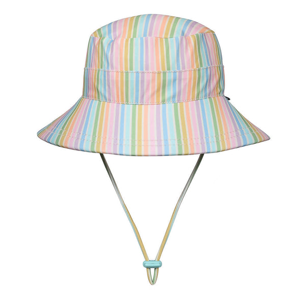 Kids Classic Swim Bucket Beach Hat - Rainbow Stripe - Bedhead