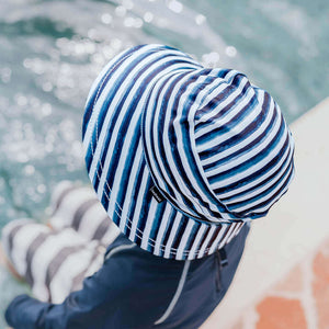Kids Classic Swim Bucket Beach Hat - Nicki Stripe - Bedhead