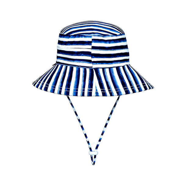 Kids Classic Swim Bucket Beach Hat - Nicki Stripe - Bedhead