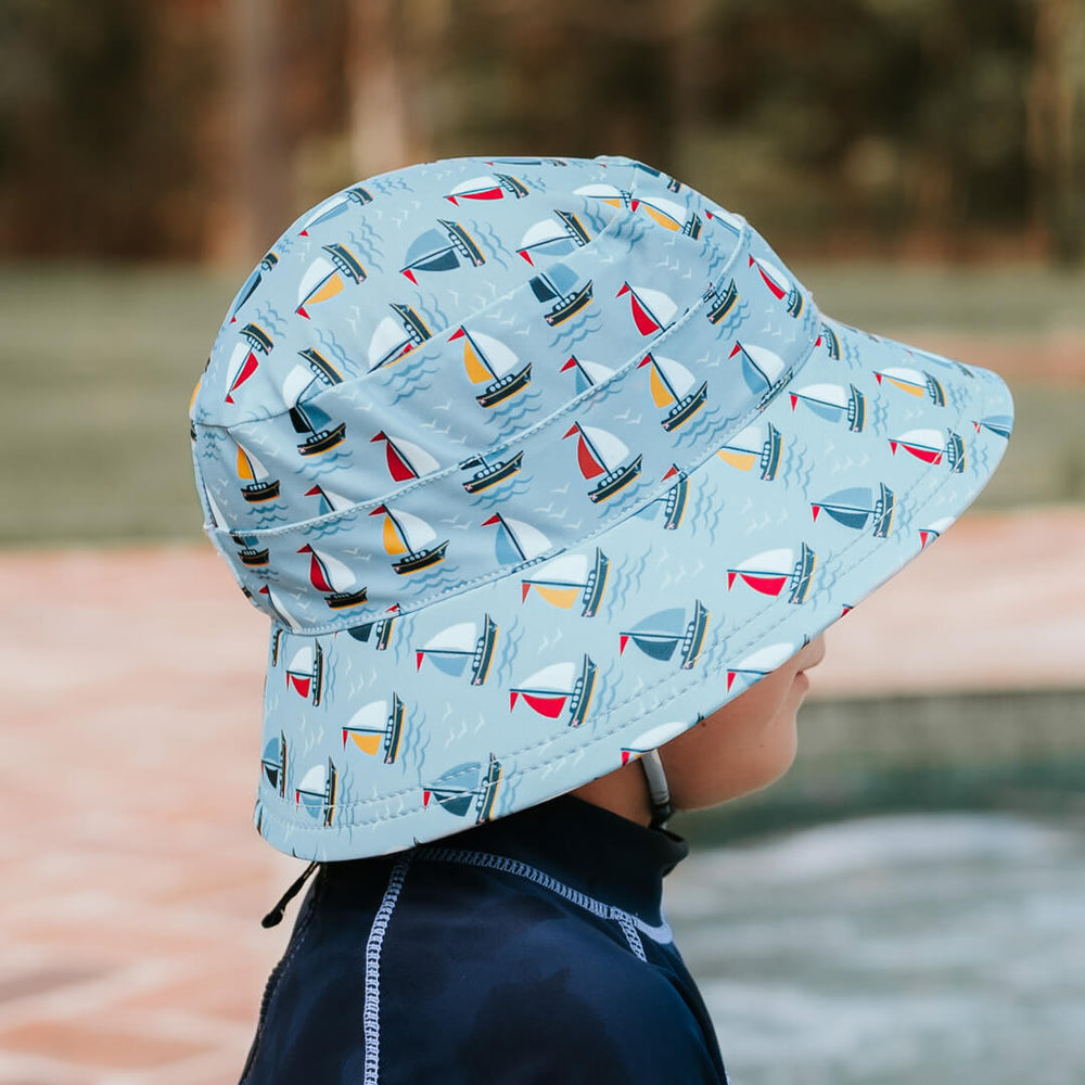 Kids Swim Bucket Beach Hat - Sails - Bedhead