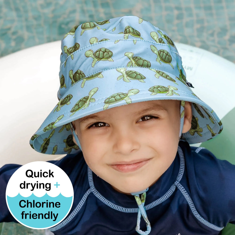 Kids Classic Swim Bucket Beach Hat - Sheldon- Bedhead