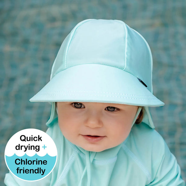 Beach Legionnaire Flap Hat - Aqua - Bedhead