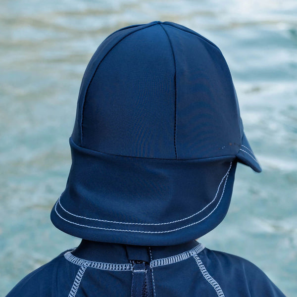 Kids Swim Legionnaire Hat - Marine - Bedhead