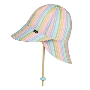Kids Swim Legionnaire Beach Hat - Rainbow Stripe - Bedhead