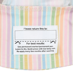 Kids Swim Legionnaire Beach Hat - Rainbow Stripe - Bedhead