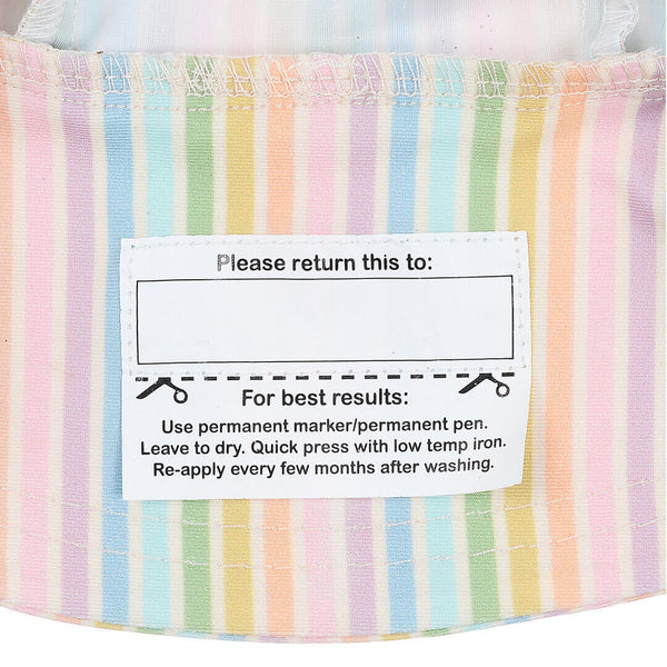 Kids Swim Legionnaire Beach Hat - Rainbow Stripe - Bedhead