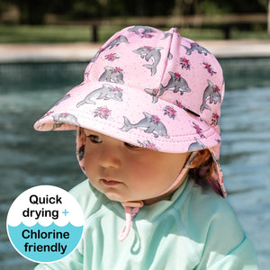 Kids Swim Legionnaire Hat - Dolphin - Bedhead