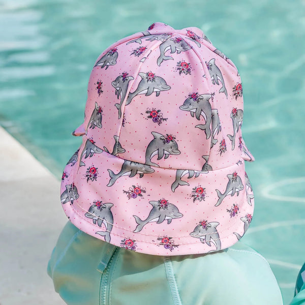 Kids Swim Legionnaire Hat - Dolphin - Bedhead