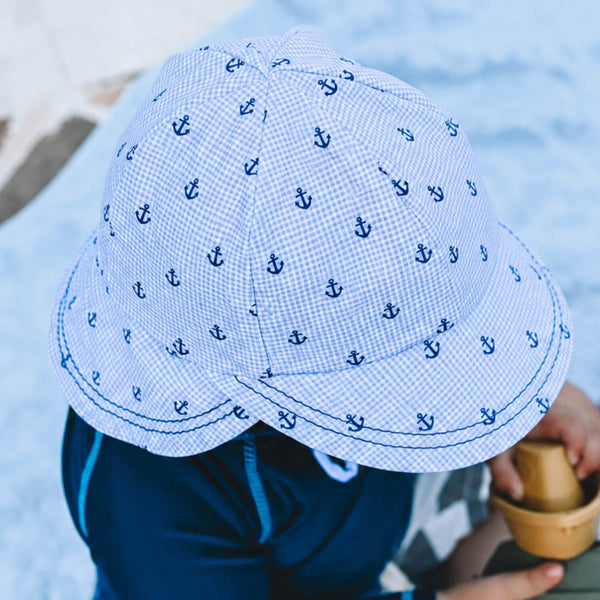 Swim Legionnaire Flap Beach Hat - Anchor - Bedhead