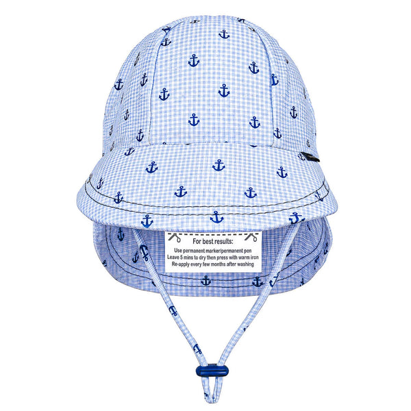 Swim Legionnaire Flap Beach Hat - Anchor - Bedhead