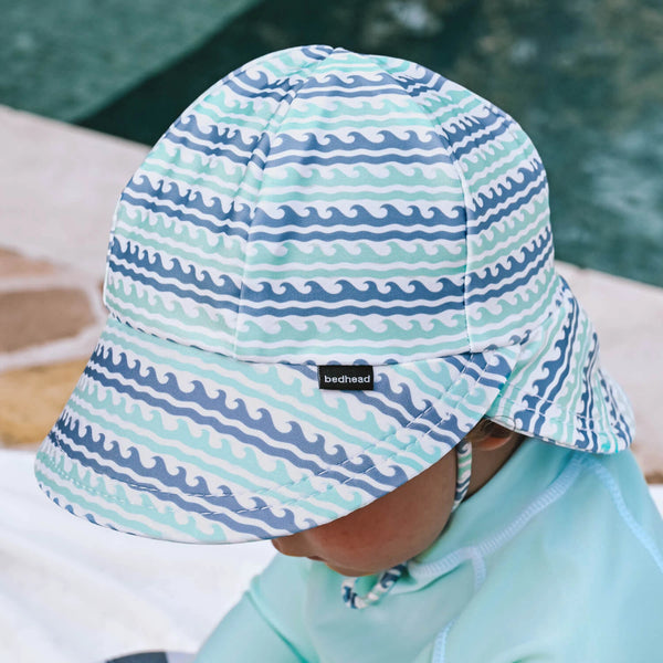 Swim Legionnaire Flap Beach Hat - Riptide - Bedhead