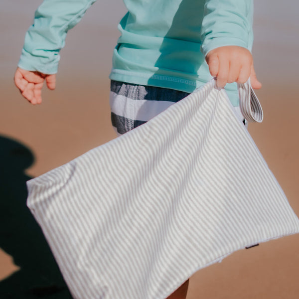 Wet Bag - Grey Stripe - Bedhead