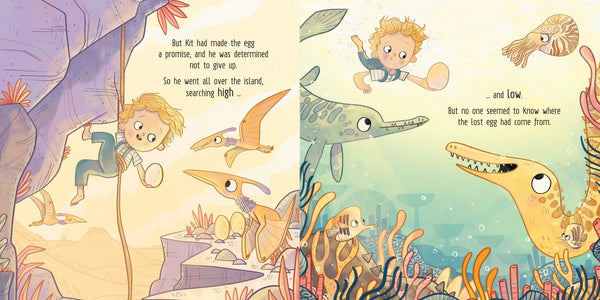 The Lost Dino Egg - Hardback Book