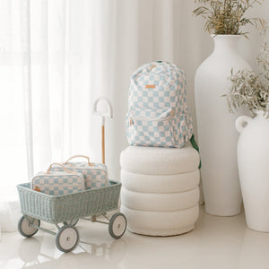 Sage Check Backpack - Fox & Fallow