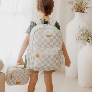 Sage Check Backpack - Fox & Fallow