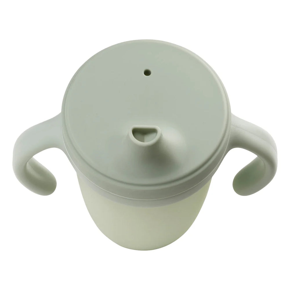 silicone spout cup - sage - B Box