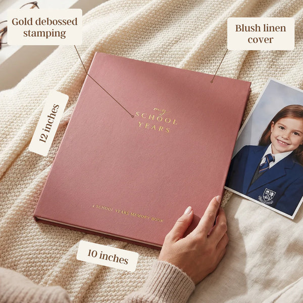 Evergreen - School Memory Book (Blush) - Peachly